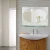 Import Hotel Furniture Mirror solid wood bathroom cabinet modern bathroom vanity from China