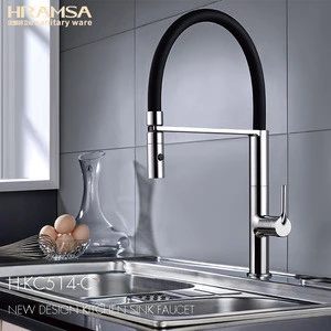 HRAMSA New arrival Kaiping manufacturer deck mounted chrome sink kitchen faucet