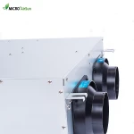 HVAC fresh air recuperator ventilation system with heat recovery