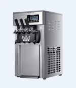 Ice cream machine commercial desktop small soft ice cream machine mobile battery ice cream cone machine