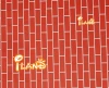 iland miniatures doll house mini wallpaper red brick The background wallpaper has back glue OW019B