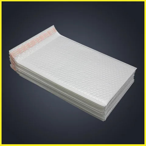 In Stock White Customized Packing Bubble Mailers For Small Business Padded Envelope Shipping Poly Mailing Bags Bubble Mailers