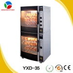 Industrial large chicken rotisserie grill,electric rotary chicken grill machine for sale(upper part)