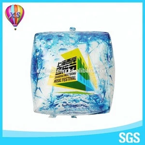 inflatable cube mylar balloon/ inflatable square balloon for advertising