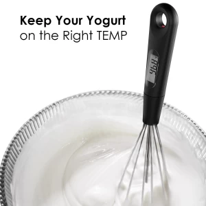 Instant  Read Digital Whisk thermometer for soup, candy, yogurt and home brewing