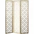Import Interior decoration 3 panels metal folding screen room divider partition wall decorative screens&room divider from China