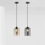 Import Interior Designer Nordic Style Hanging Lights Modern Glass Pendant Lamp Modern Bowl Mirror Glass LED Pendant Light Colored Glass from China