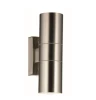 IP 54 exterior stainless steel gu10 round shape double heads up and down wall light