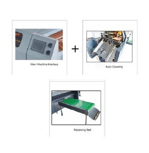 JBT50-3D Post-Press Equipment 3 Clamps Perfect Book Binding Machine with Speed 1700pcs/h