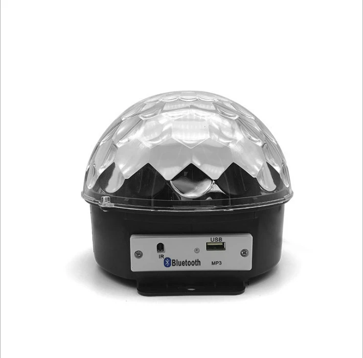 JK106 For stage dance Wireless Led crystal bluetooth speaker magic music ball light