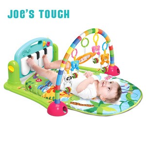 JOE&#39;S TOUCH Best Gift Multi function Musical Piano Mirror Activity Gym Playmat Newborn Infant Toddler Baby Toy