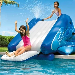 Jumper Splash Water Slide Inflatable Play Center Swimming Pool Wet Accessory Kids Fun Park Game Family