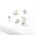Import K9 Nail Supplies Rhinestones Laser Shine Crystal 3D Fancy Stones Point back Rhinestones from China