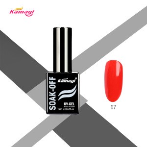 Kamayi  factory supply professional  nail art 72 fashion colors  easy soak off nail gel polish uv gels