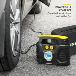 Kensun Portable Electric Car Tire Inflator Air Pump Air Compressor 100 PSI  12V DC 110V AC LCD Display LED Light for Night