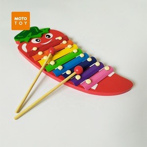 Kid Wooden Musical Instrument Children Baby Toddler Xylophone Funny Wooden Toys With 2 Mallets Educational Toys Gifts