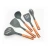 Import Kids Kitchen Tools Slotted Spoon Soup Ladle Pasta Server Skimmer Non-Stick Cooking 8 Pc Silicone Kitchen Utensils from China