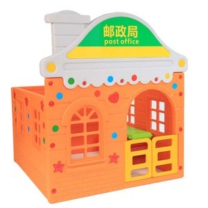 Kindergarten environmental protection fun play role toys plastic house for kids