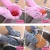 Import Kitchen silicone rubber magic dishwashing scrubber cleaning brush dish gloves from China