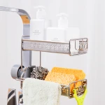 Kitchen storage rack faucet rack household sink sponge drain hanging basket sink artifact supplies