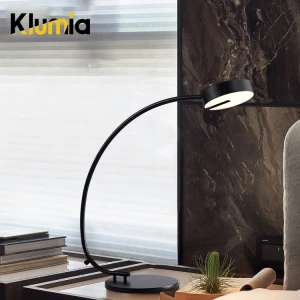 KLUMIA High performance aluminum lamp body 8w indoor office room hotel acrylic led table lamp
