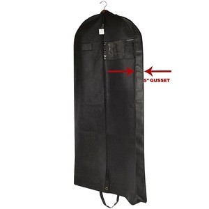 Large capacity foldable breathable non wove fabric zip lock garment bag
