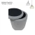 Import Large Round Furniture Manufacturer Velvet fabric storage stool ottoman from China