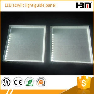 laser engraving light guide panel for Acrylic Shelf Display