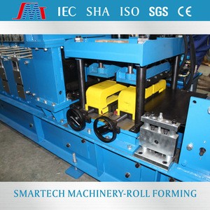 LCA300 C purlin roll forming machine 1.6-3.0mm thickness CZ channel steel framing making machine from China Smartech