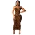 Import Leopard Printed Backless Spaghetti Strap Maxi Dresses from China
