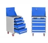 Liang qian yuan WTC-4G stainless steel mobile wheeled Four drawers + hanging board tool cabinet trolley