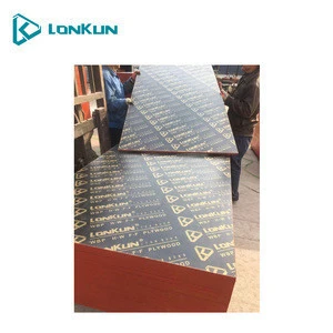 linyi china factory cheap price laminated waterproof board manufacturer 14mm 18mm film faced plywood