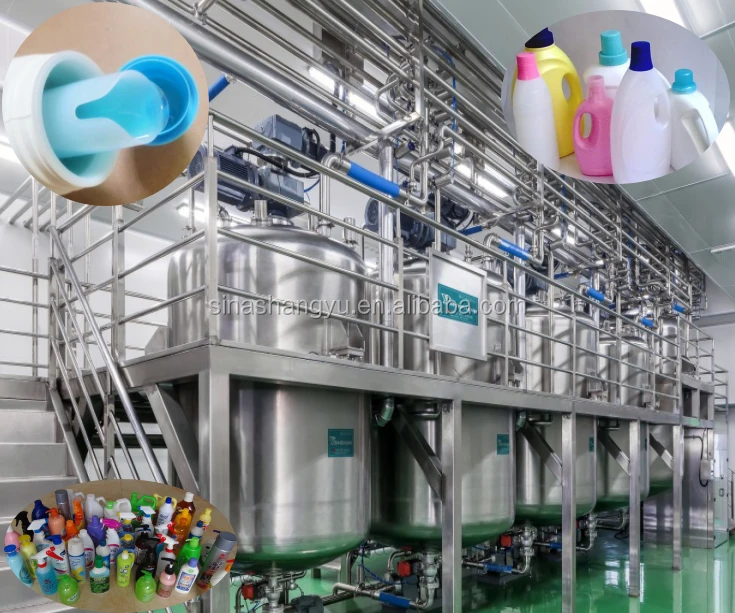 Liquid soap making equipment/liquid detergent mixing machine/shampoo mixer