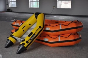 Liya water sports dinghy 0.9mm pvc boat 4.3m inflatable river rafts sale