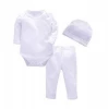 Long Sleeve 3 Pack Baby Bodysuits