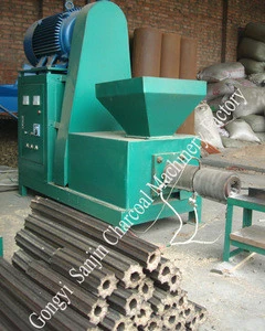 Low consumption wood dust briquette press machine
