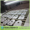 low iron tempered glass panel for home appliance parts with special shape and screen printing