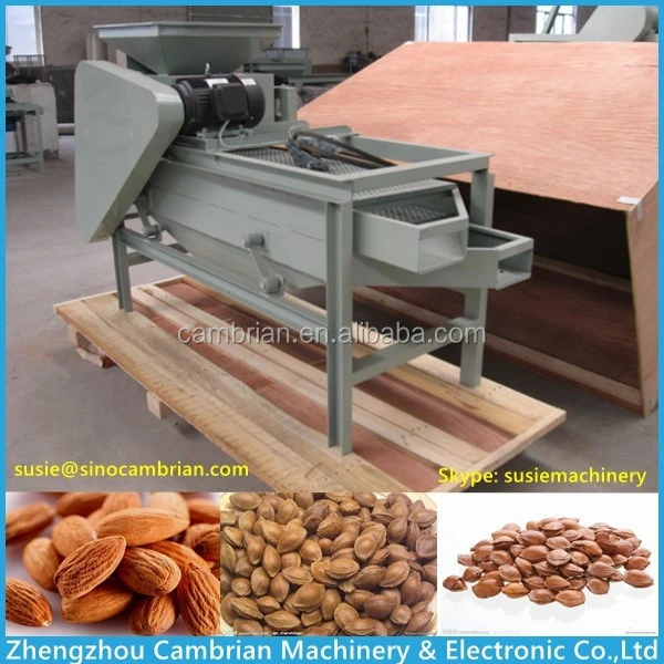 Lowest price hazelnut cracker almond kernel cracking hulling machine