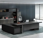 luxury ceo wooden cover standard size modern executive desk office table design