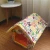 Import Luxury fashion odern House-Shaped pet house Removable and washable canvas pet kennel cat kennel dog house from China