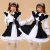 Import Maid Dress Sweet Girls Restaurant Waiters Uniform Bow Maid Costume from China