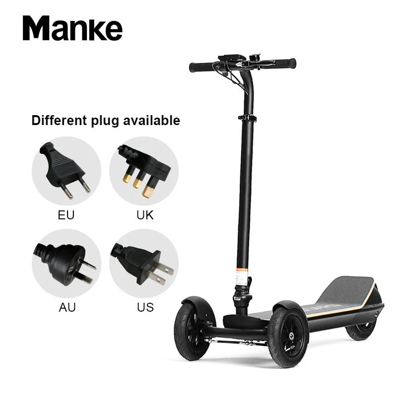 Manke MK070 Three Wheel 8.5 inch Folding Electric Scooter with High Speed Kick Adult E Scooter