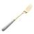 Import Marble Gold Stainless Steel Cutlery Set Western Tableware Steak Knife Dessert Fork Coffee Spoon from China