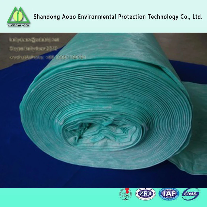 Medium efficiency pocket air filter cloth for cleaning room