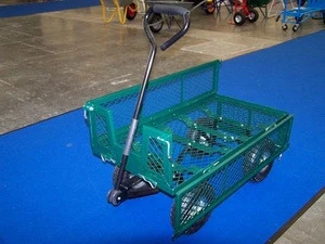 mesh trailer garden tool utility cart