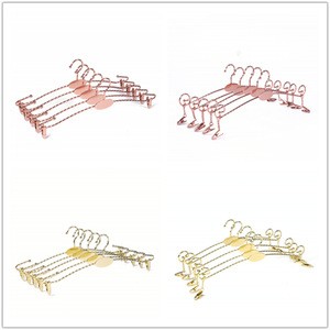 Metal Clips for Display Rose Gold with Logo Copper Bra Underwear lingerie Hanger