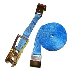 Metal handle lashing cargo tie down strap/Ratchet strap connections easy to use