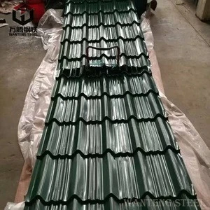 Metal roofing tile, building materials, produced in Shandong