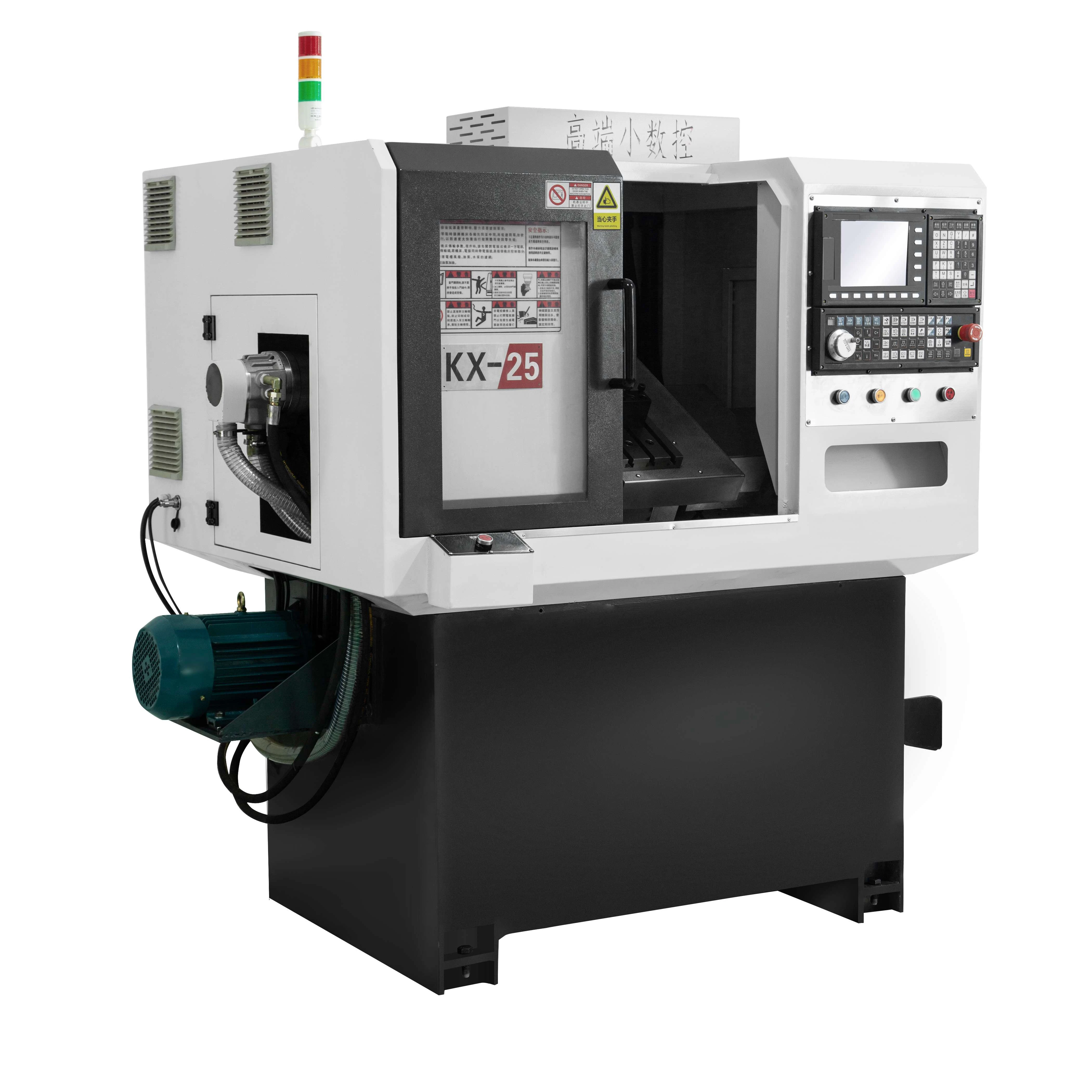 Metal working turning center cnc lathe with 2 axis