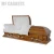 Import MFW-020 Beautiful Solid mahogany wood adult casket supply to funeral home from China